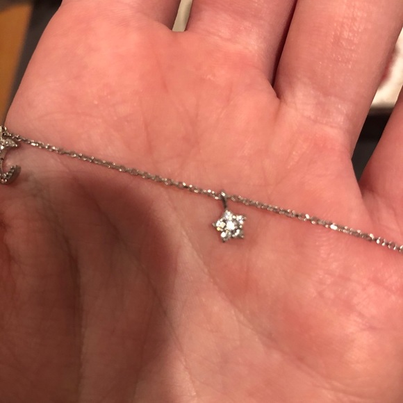 5 Shape Diamond Necklace - Picture 3 of 7